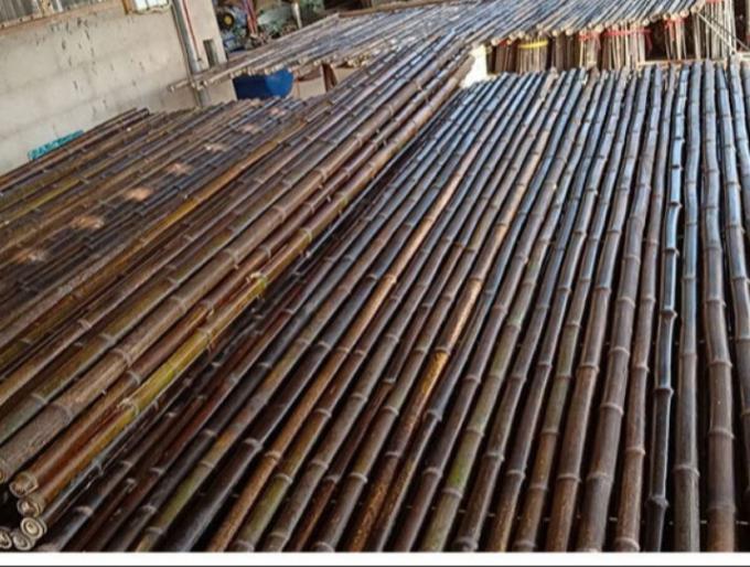 자연적 대나무재 색칠한 대나무 펜스 패널은 대나무 울타리 프라이버시 정원 국경을 회전시켰습니다 1