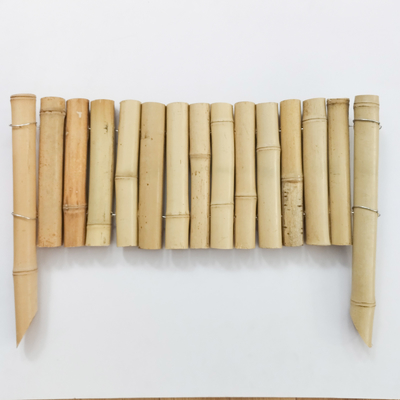 아름다운 정원 경계를 위한 우아한 천연 대나무 가장자리 울타리