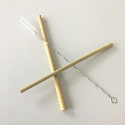솔로 밀짚을 마시는 재사용할 수 있는 Eco 우호적 20x0.8cm 재사용할 수 있는 대나무