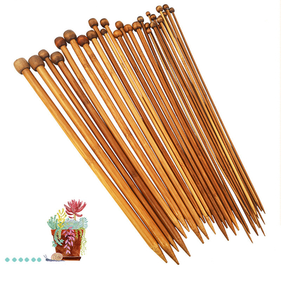 12 PC 대나무 원형편 바늘 대나무 크로쉐 세트