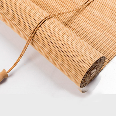 환경에 대나무 롤러 차양 수동 Pergola 대나무 장님 60 x 180cm