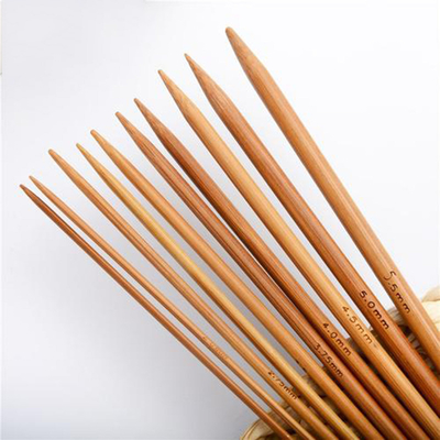 12 PC 대나무 원형편 바늘 대나무 크로쉐 세트