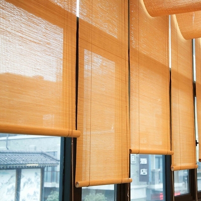 1.8m 대나무 롤러 블라인드 홈 장식 창문 대나무 롤 업 로마 태양 창문