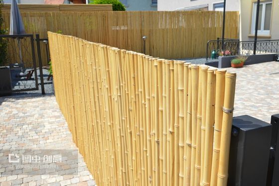 모던 대나무 울타리 키트, DIY 정원 울타리 & 파티오 칸막이