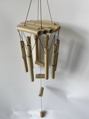 놀라운 깊은 음색의 Bambu Wind Chimes For Garden Patio Home or Outdoor Decor