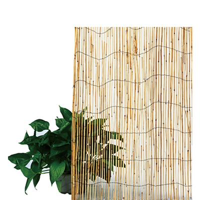 환경 친화적 인 Reed 울타리 정원 장식 및 사생활을위한 자연적이고 세련된 솔루션