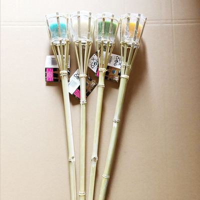 정원용 친환경 대나무 토치, 자연 야외 조명