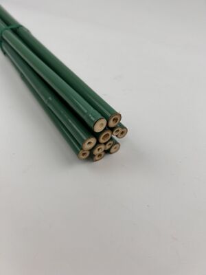 날씨 에 견딜 수 있는 플라스틱 으로 덮인 대나무 막대기: 정원 의 궁극적 인 지원 해결책