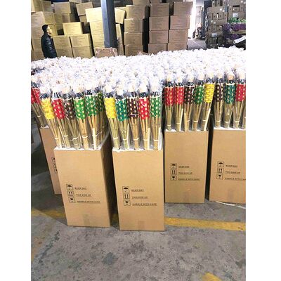 야외 캠핑, 정원 파티 장식용 천연 대나무 토치, 수제 친환경 불 토치, 방수