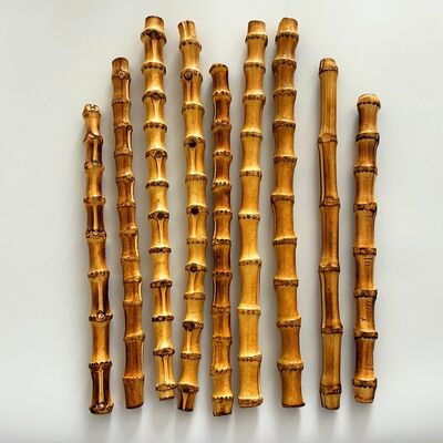 DIY 정원 장식 및 홈 데코용 수제 천연 대나무 뿌리 공예 원자재
